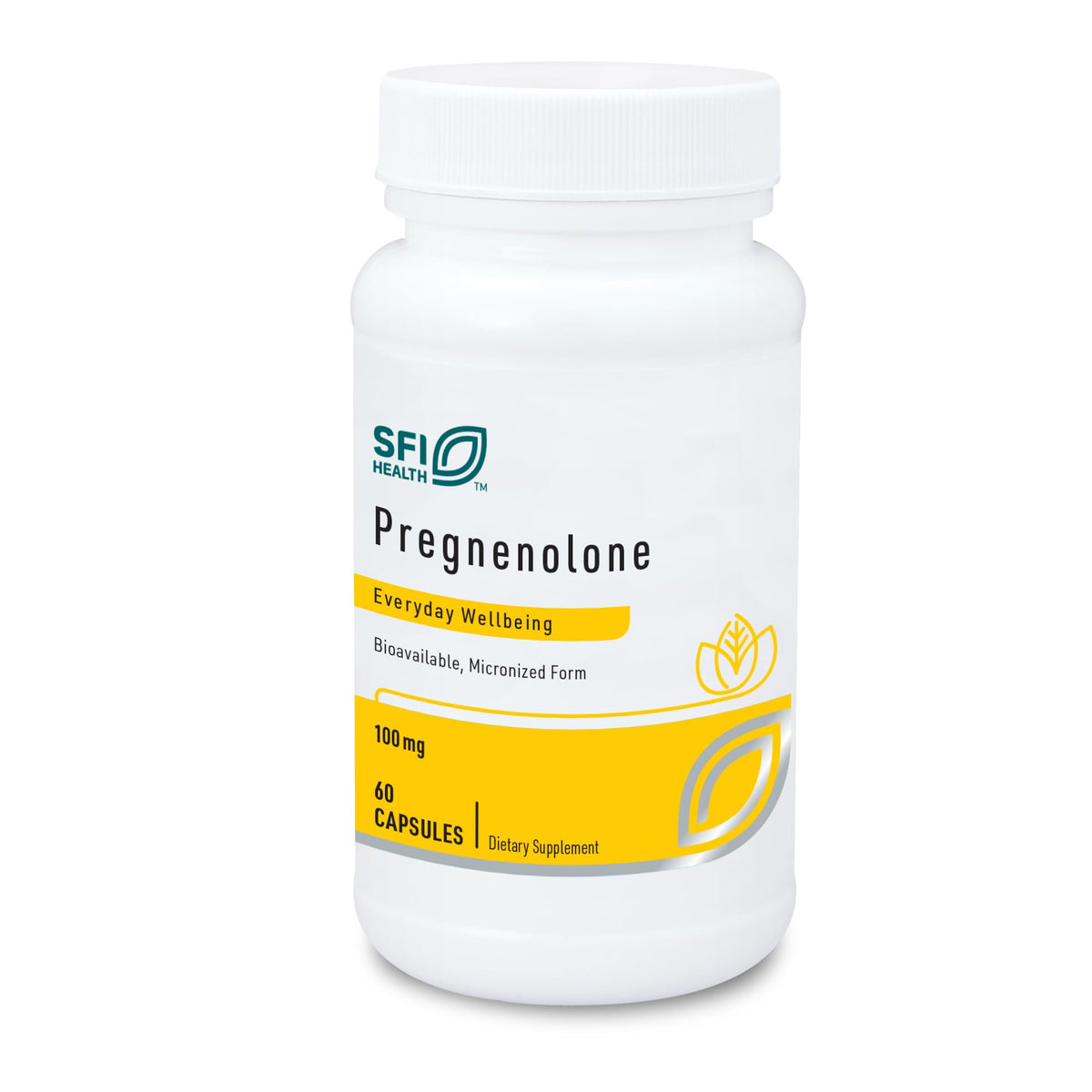SFI Health Pregnenolone 100 mg boîtes avec capsules