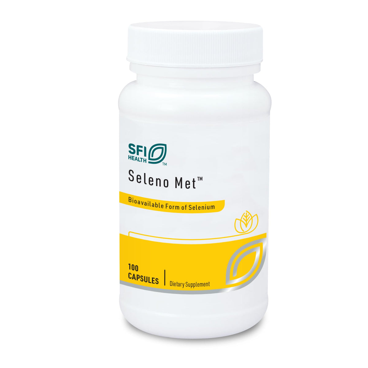 SFI Health Seleno Met L-selenométhionine 100 Capsules vue avant