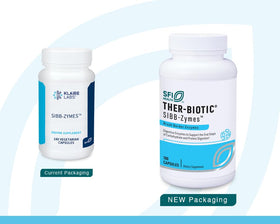 SFI Health Sibb-Zymes 180 Capsules vue de côté