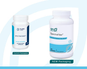 SFI Health Spectrafiber capsules avec étiquette visible