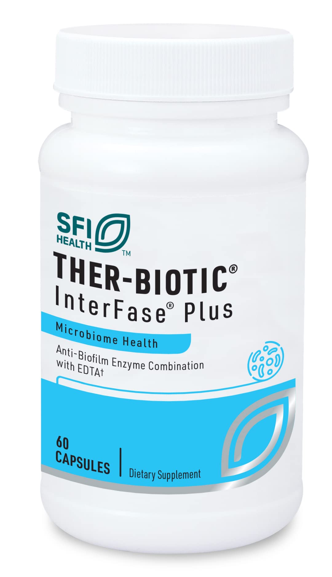SFI Health Ther-Biotic Interfase Plus 60 Capsules - vue avant