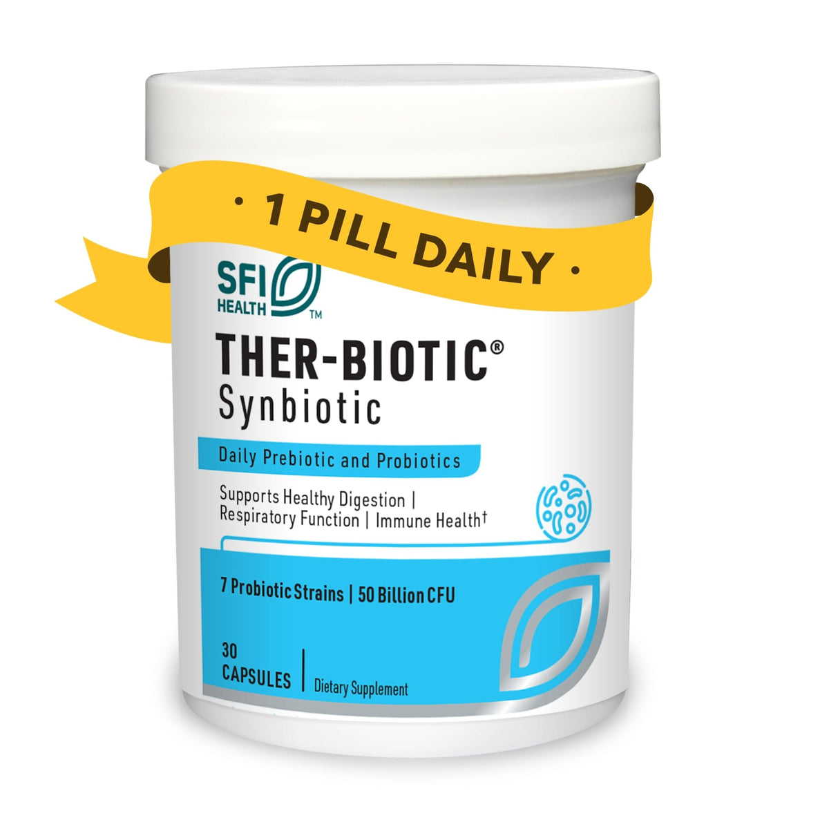 SFI Health Ther-Biotic Synbiotic 30 capsules vue de face