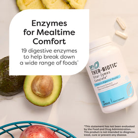 SFI Health Vital-Zymes Complètes 120 Capsules - étiquette