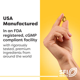 SFI Health Zinc Plus, flacon ouvert montrant les capsules