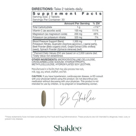 Shaklee 60 comprimés pour circulation sanguine avec étiquette