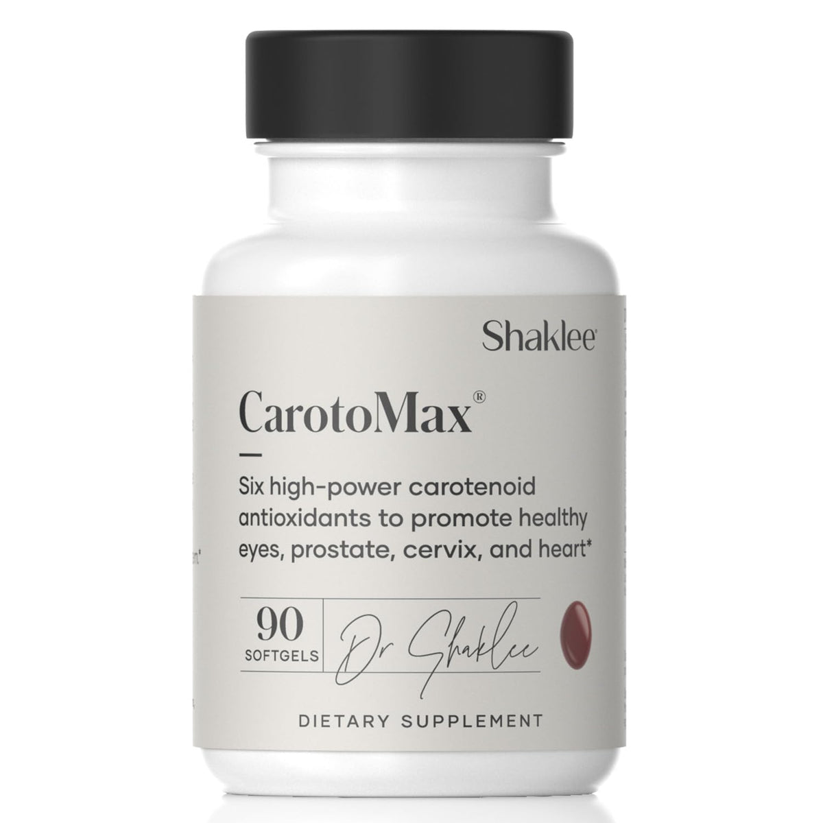 Shaklee CarotoMax 90 gélules molles vue de face
