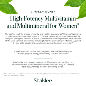 Shaklee Vita-Lea® 240 comprimés avec bouchon ouvert