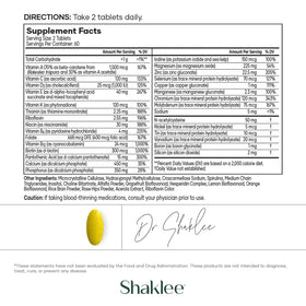 Shaklee Vita-Lea Gold® comprimés sur une table