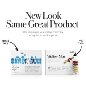 Shaklee Vitalizer Men 30 Vita-Strips emballage arrière