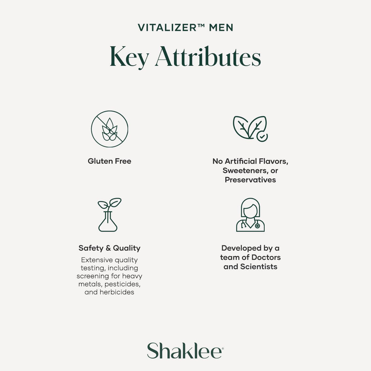 Shaklee Vitalizer Men 30 Vita-Strips vue de près