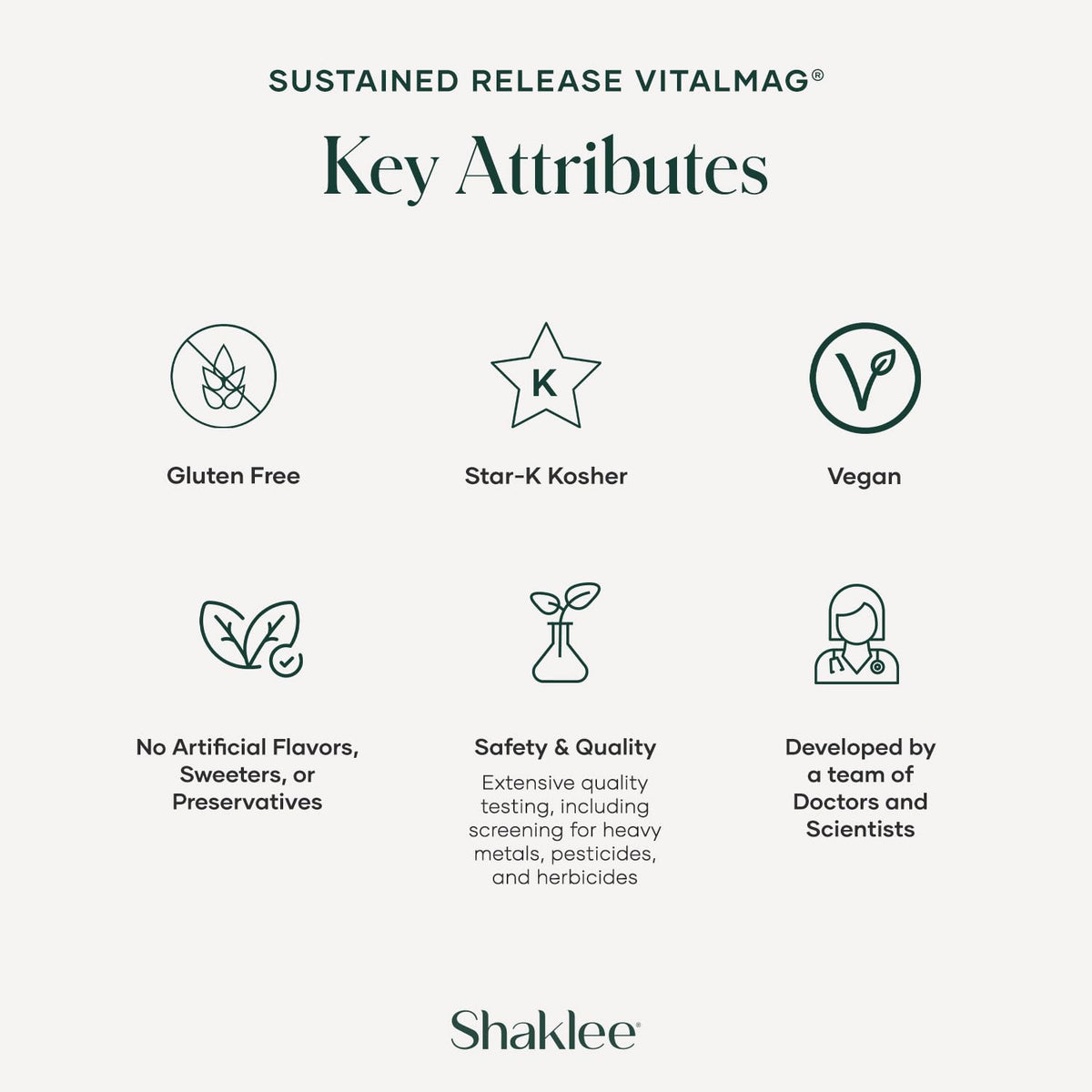 Shaklee VitalMag comprimés avec un verre d'eau
