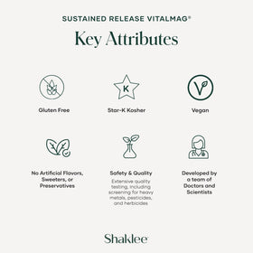 Shaklee VitalMag comprimés avec un verre d'eau