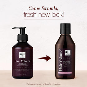 Shampooing Volume Cheveux NEW NORDIC avec un fond naturel