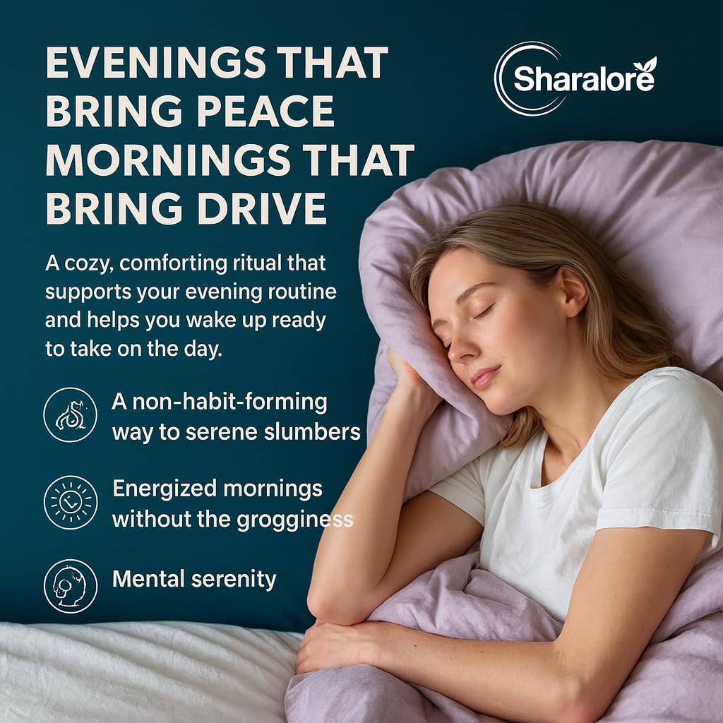 Sharalore complément alimentaire sommeil sur fond blanc