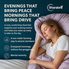 Sharalore complément alimentaire sommeil sur fond blanc