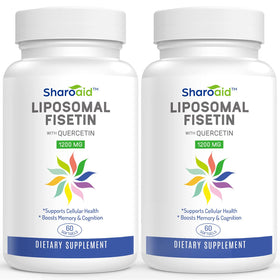 Sharoaid Fisetin Liposomale 1200 mg Bouteille avant vue
