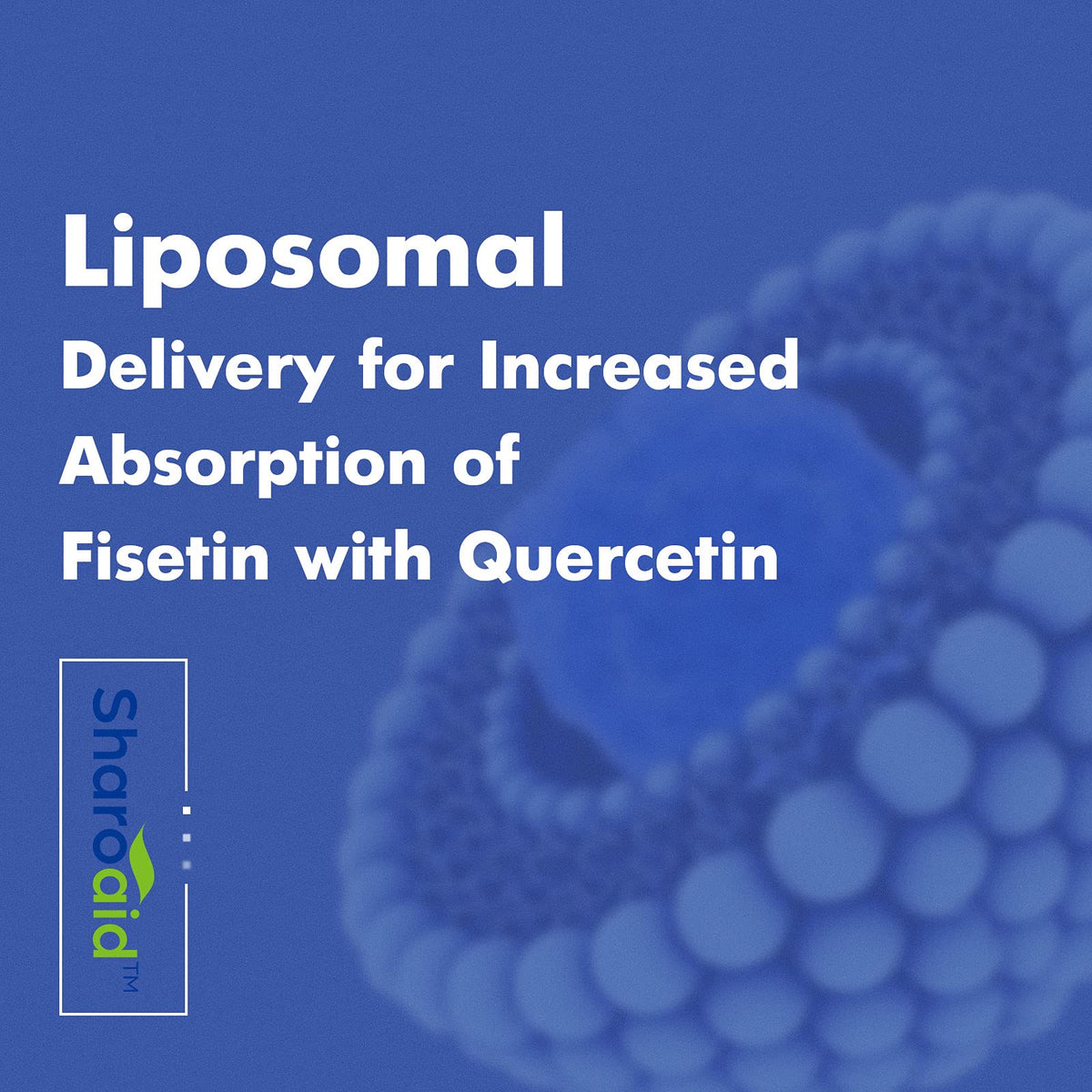 Sharoaid Fisetin Liposomale 1200 mg Étiquette de composition