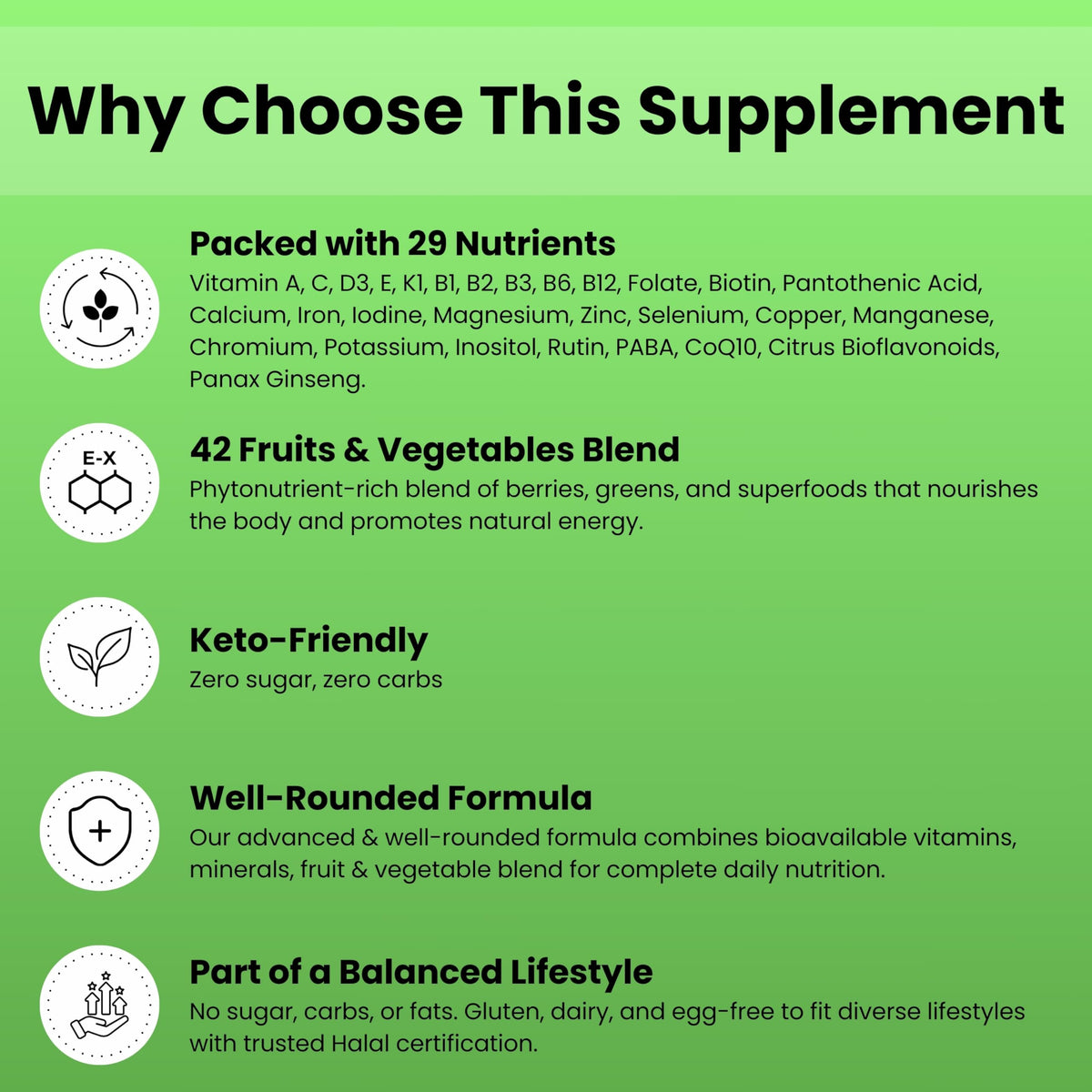 SHIFAA NUTRITION Multivitamines Halal gélules sur une table