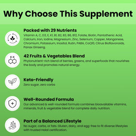 SHIFAA NUTRITION Multivitamines Halal gélules sur une table