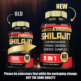 Shilajit Mecisco avec un fond naturel