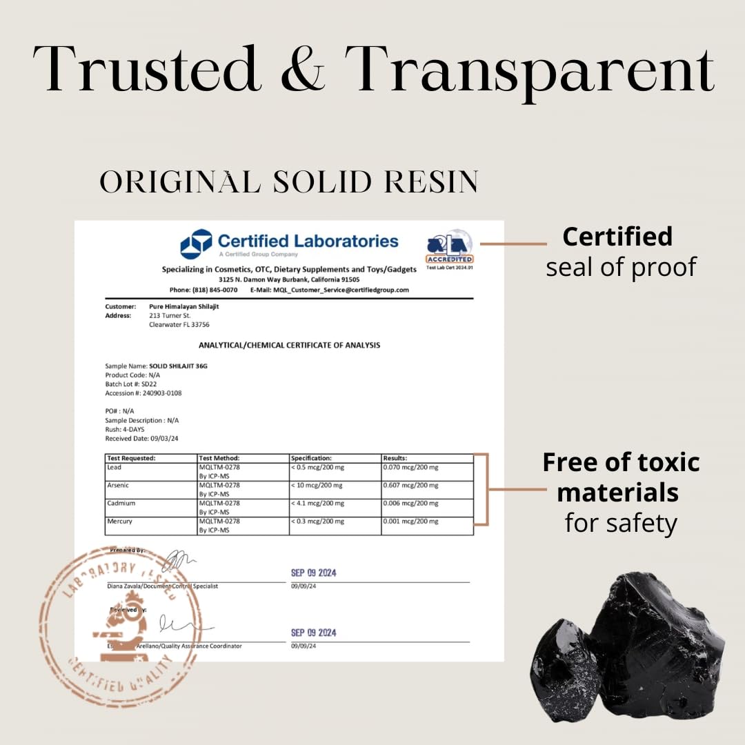 Shilajit solide dans un environnement naturel
