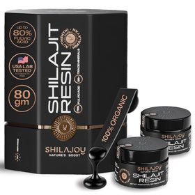 SHILAJOY Résine de Shilajit Pure Himalayenne 80g vue de face