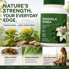 Shileoo Rhodiola Rosea dans un environnement naturel