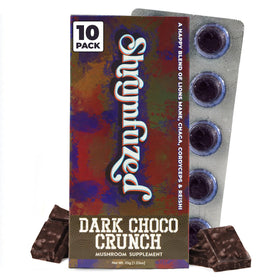 Shrumfuzed chocolat aux champignons, paquet avant