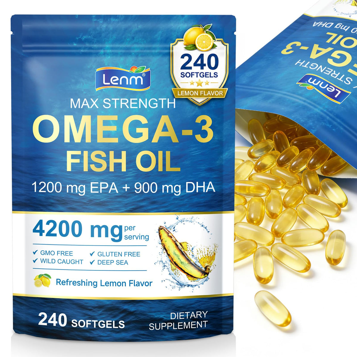 shwdppmy Huile de Poisson Omega-3 240 gélules vue de face