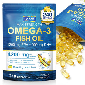 shwdppmy Huile de Poisson Omega-3 240 gélules vue de face