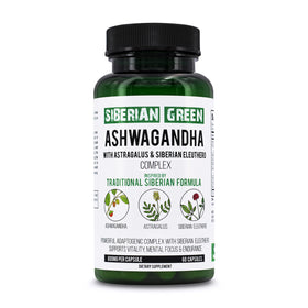 Siberian Green Ashwagandha 60 capsules - vue de côté