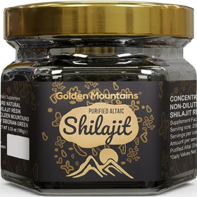 Siberian Green résine de shilajit des Montagnes Dorées 100g - vue de face