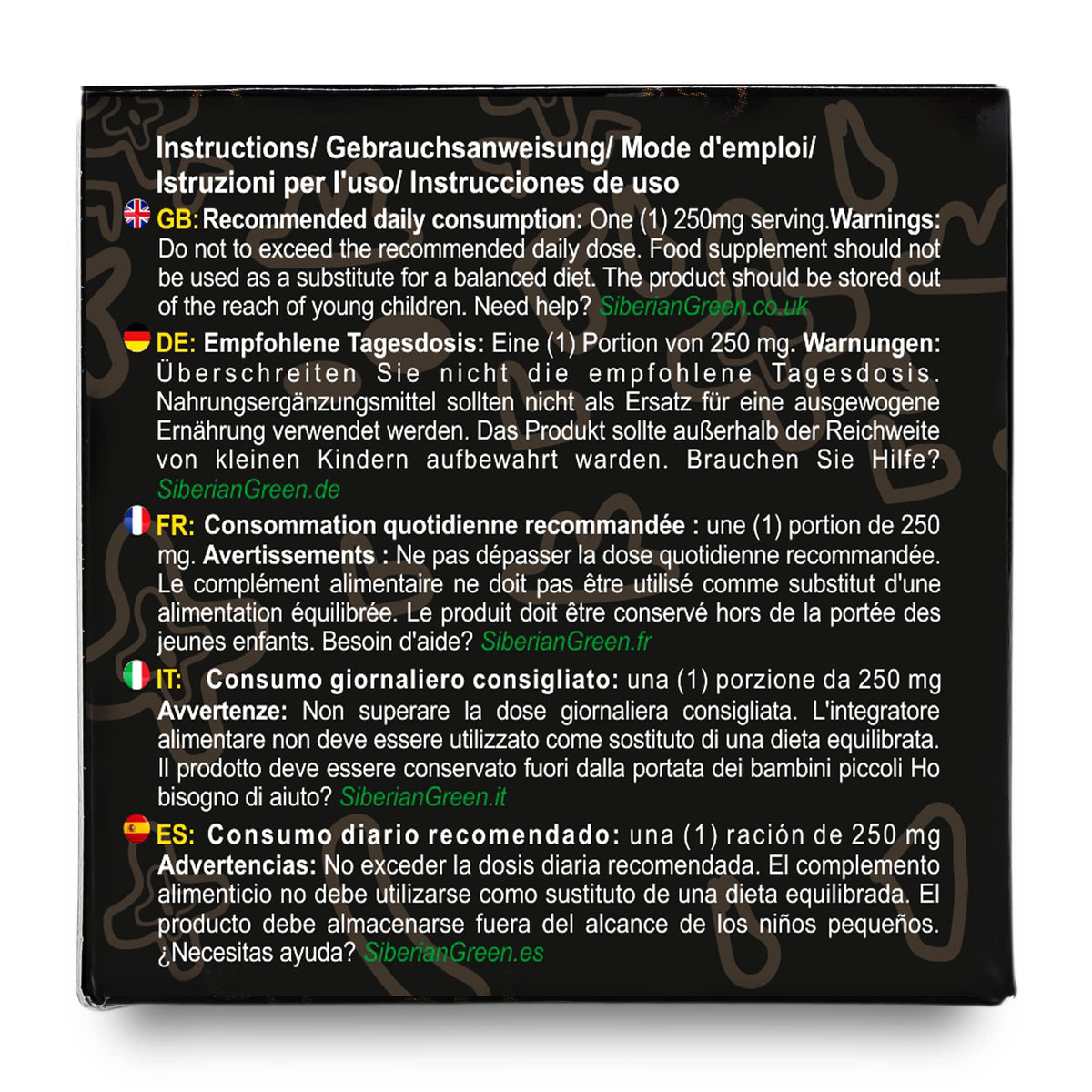 Siberian Green résine de shilajit sur une table en bois