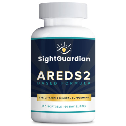 Sight Guardian Complément Alimentaire Œil AREDS2, vue avant du flacon