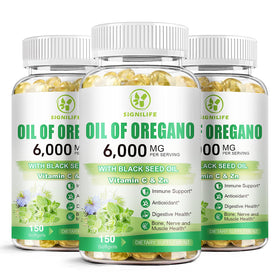 SIGNILIFE Huile d'Origan 6000mg 450 gélules vue de face