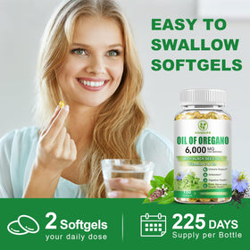 SIGNILIFE Huile d'Origan avec un verre d'eau