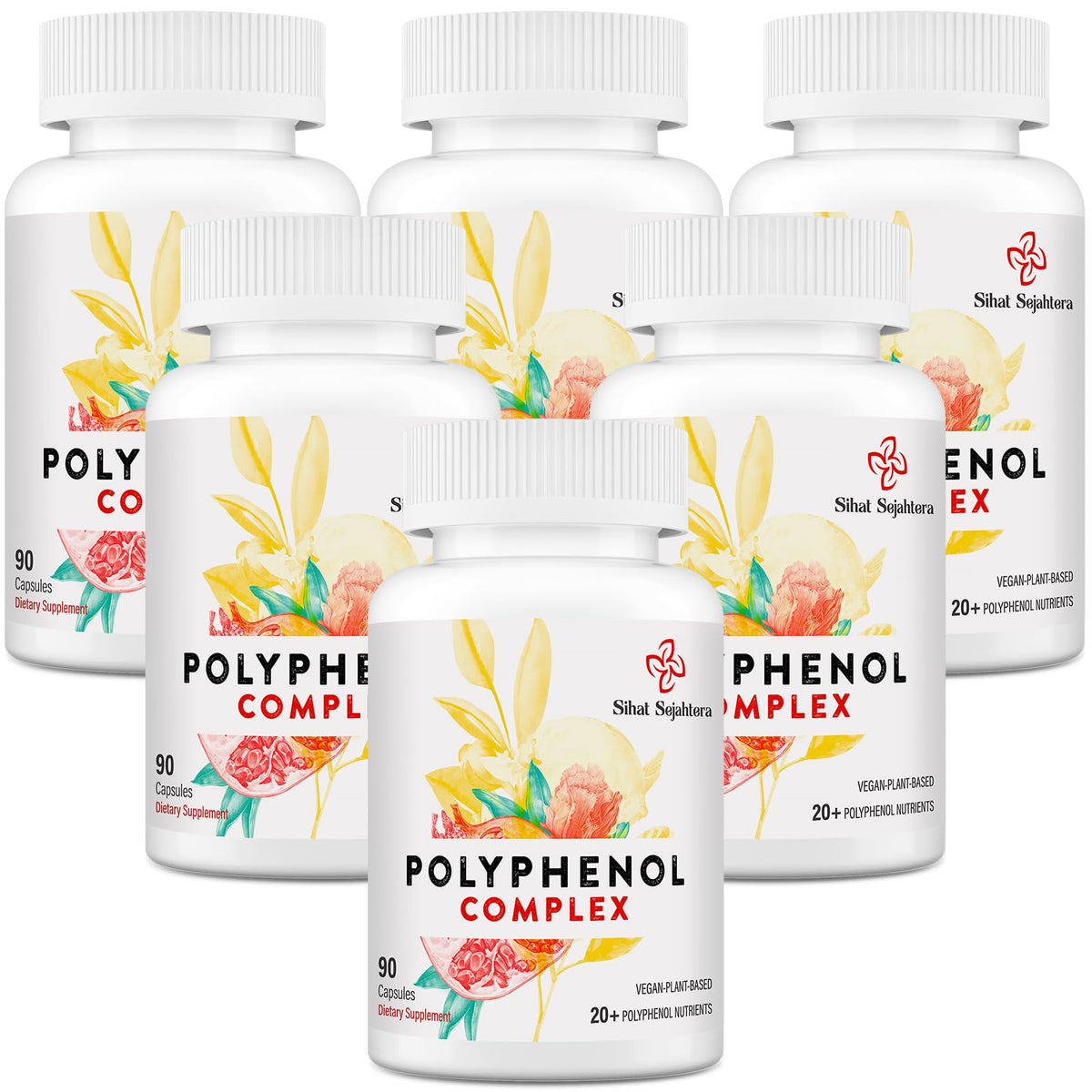 Sihat Sejahtera complément polyphénols 540 capsules vue de face