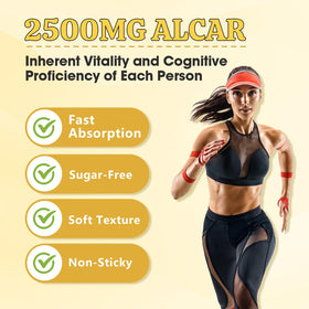 Sijigood Acétyl L-Carnitine gummies dans une main