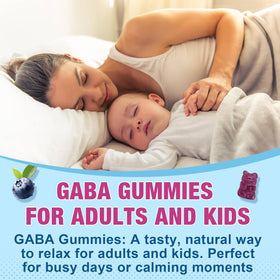 Sijigood Gélifiés GABA sans Sucre 60 Gummies sur une table