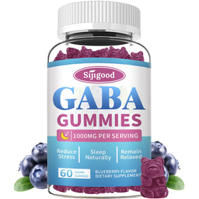 Sijigood Gélifiés GABA sans Sucre 60 Gummies vue de face