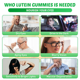 Sijigood Gummies Luteine saveur mangue à l'intérieur