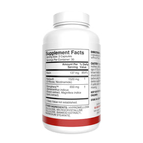 Silver Fern RiaGev + Strengthera 90 Capsules étiquette