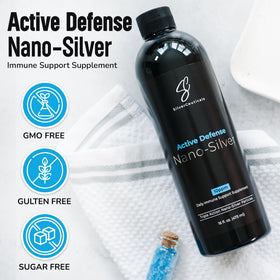 SilverCeuticals Argent Colloïdal 16oz en utilisation