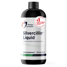 Silvercillin Liquide 15ppm 16oz bouteille vue de face