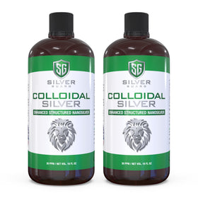 SilverGuard Colloidal Silver Liquide 30 PPM flacon avant