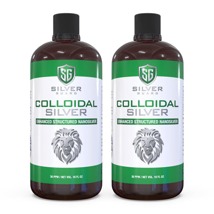 SilverGuard Colloidal Silver Liquide 30 PPM flacon avant