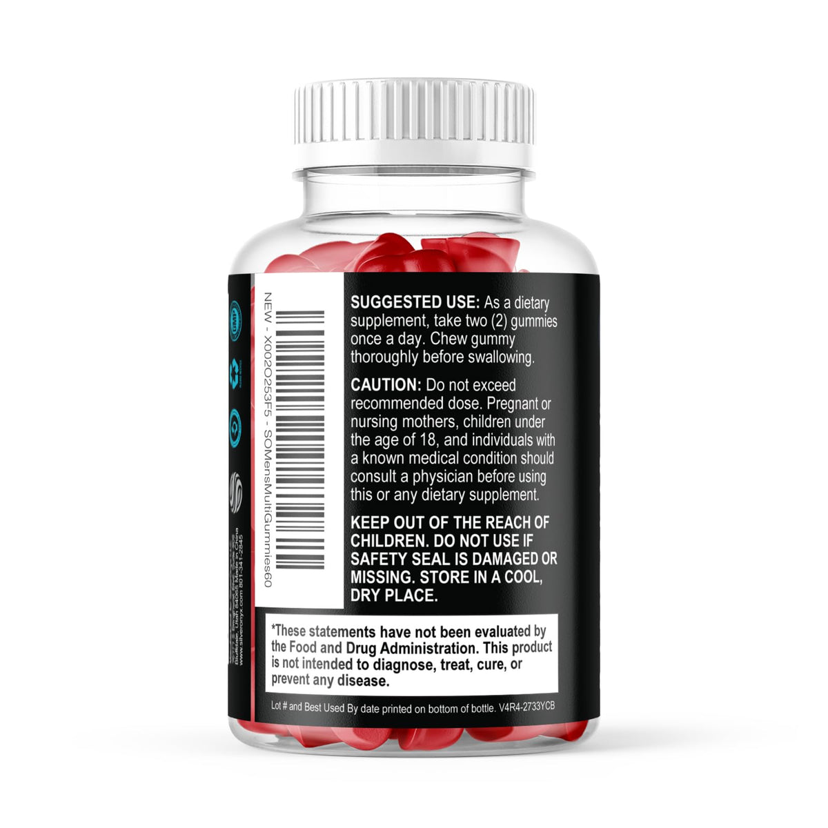 SILVERONYX Multivitamines pour Hommes Gummies - 60 Capsules nutrition
