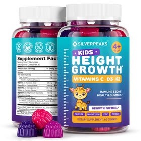 SILVERPEAKS Gummies de Croissance Naturelle pour Enfants - vue avant