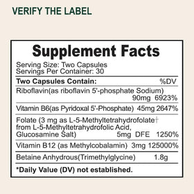 Simlike Folate Actif 5-MTHF, capsules sur un fond neutre