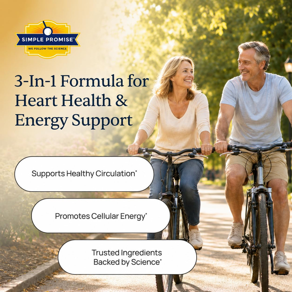 Simple Promise CardioClear7 CoQ10 PQQ 32g capsule sur une surface